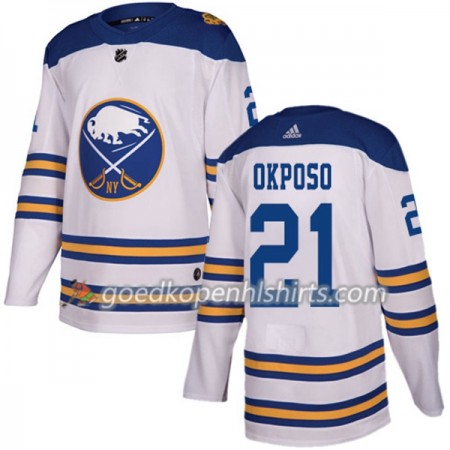 Buffalo Sabres Kyle Okposo 21 2018 Winter Classic Adidas Wit Authentic Shirt - Mannen